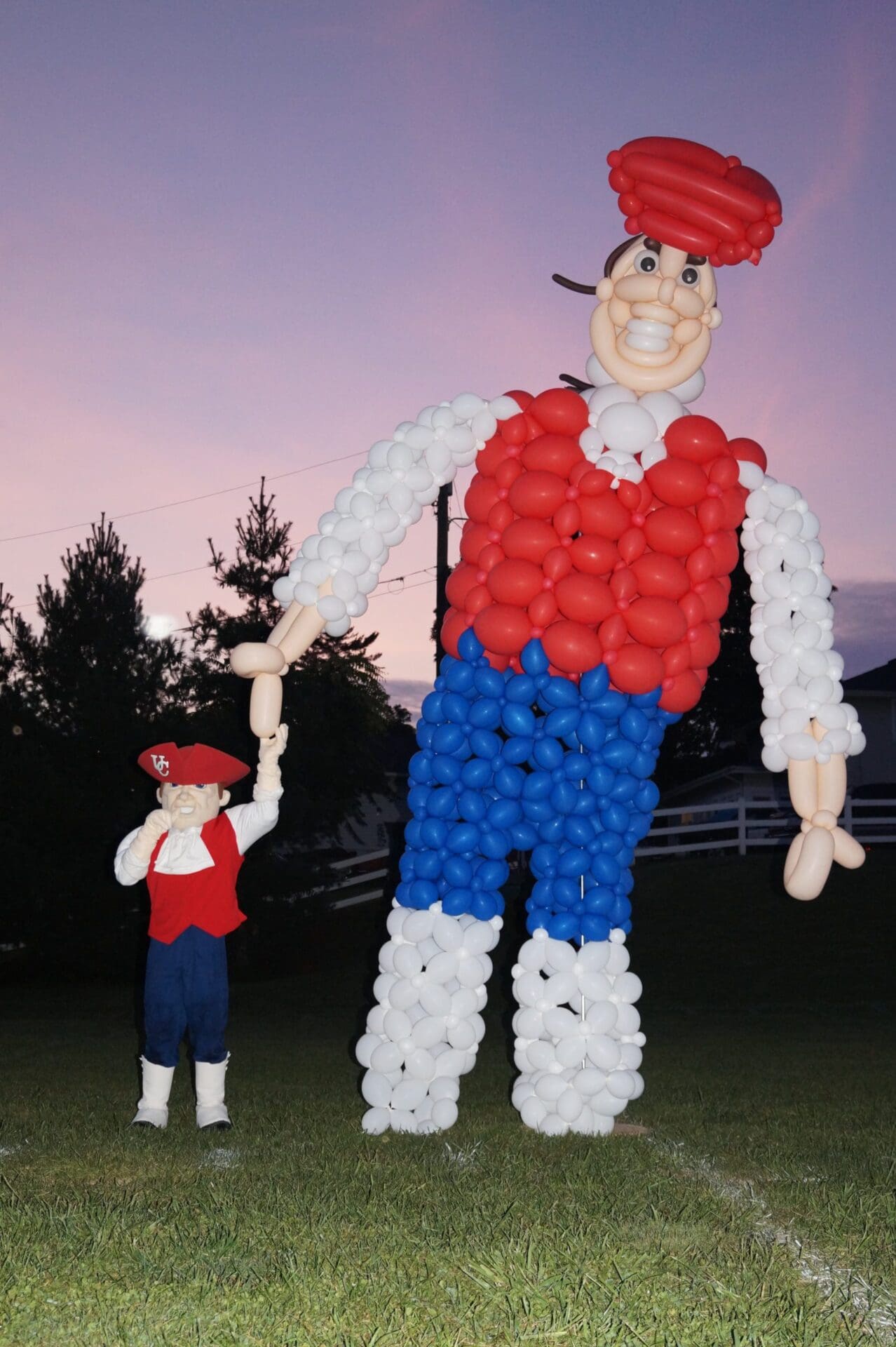 large sailor balloon sculpture