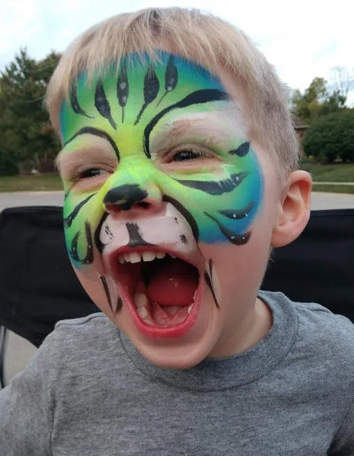child face painting